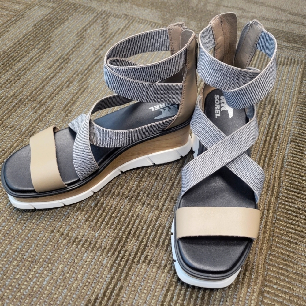Sorel Joanie III Sport Strap Wedge Sandal